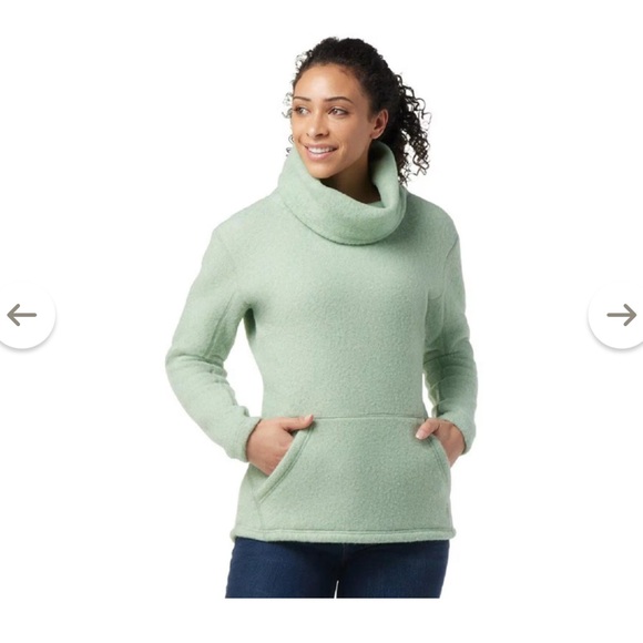 Smartwool Hudson Trail Fleece Pullover - Light Jade - Picture 2 of 9